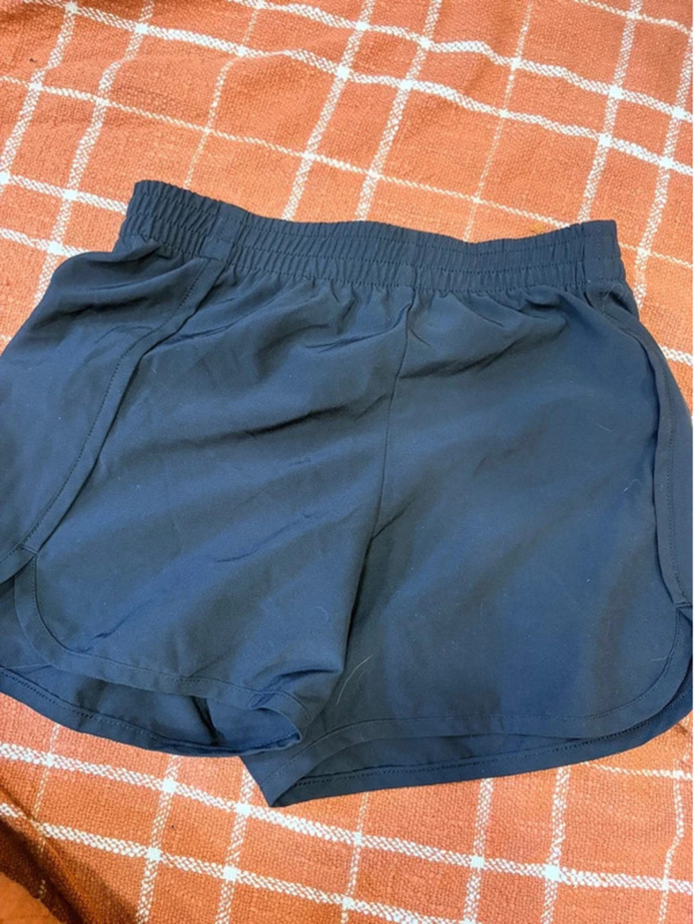 Black athletic shorts girls size 8
